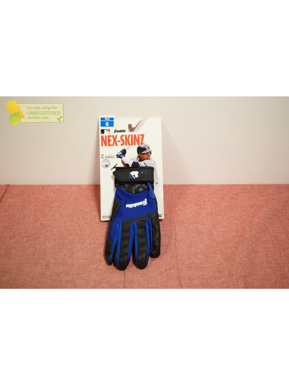 Franklin Sports NEX-Skinz Batting Gloves Youth Small Blue